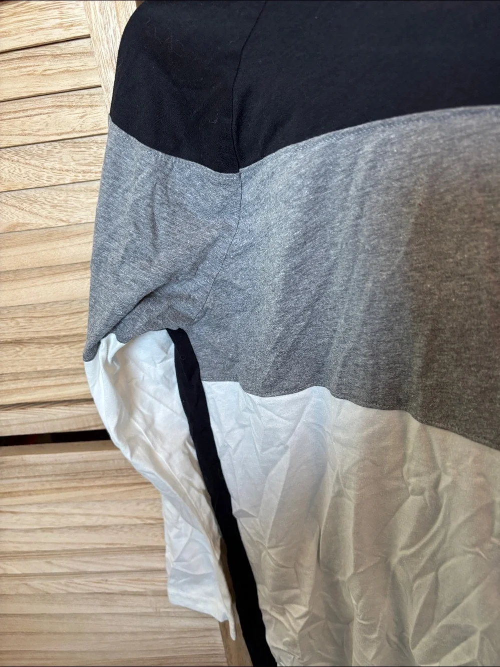 The Children's Place Black, Gray & White Colorblock Hoodie XXL NWT